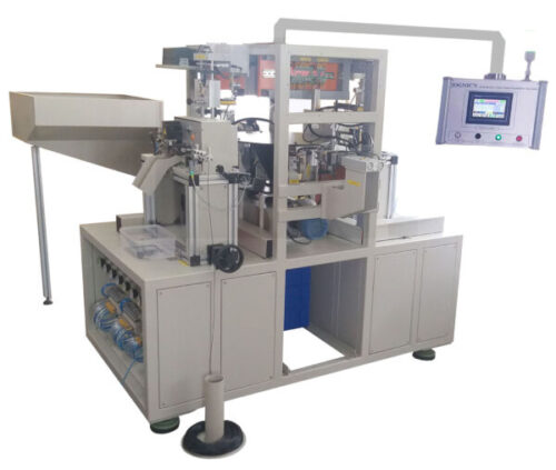 capacitor element soldering machine